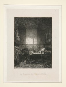 La chambre de Victor Hugo, pl. 11 de la suite Chez Victor Hugo - Maxime Lalanne