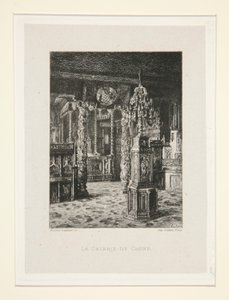 La galerie de chêne, pl. 6 de la suite Chez Victor Hugo - Maxime Lalanne
