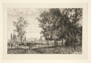 Vue de Rouen - Maxime Lalanne