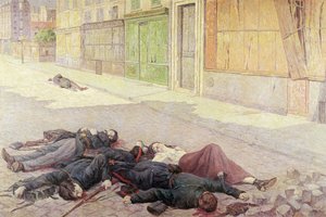 Une rue à Paris en mai 1871 ou, La Commune, 1903-05