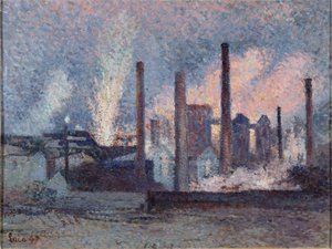 Aciérie à Charleroi, 1897