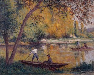 Ramasseurs de bois flotté sur la Cure