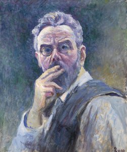 Autoportrait avec cigarette, vers 1905