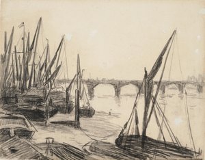 La Tamise au pont de Vauxhall