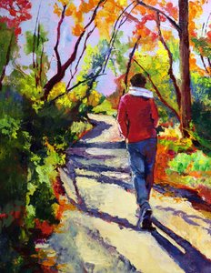 Promenade automnale haute en couleurs - Maxine Shore