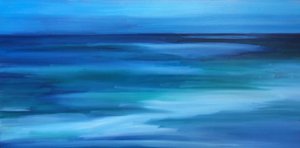 Abstrait « Océan bleu profond »