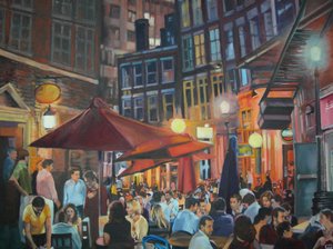 Une nuit animée en ville