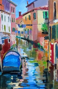 Reflets sur les canaux de Venise - Maxine Shore