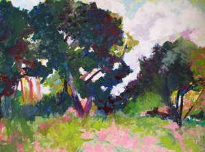 Un paysage estival éclatant