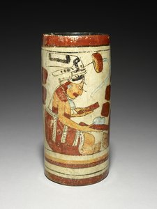 Vase avec scène de présentation, 600-900 après J.-C. - Mayan