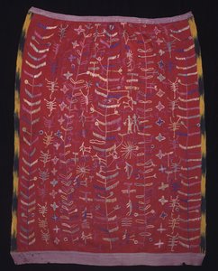 Textile de Cofradia, possiblement un tablier pour une figure du Christ, vers 1920-1940 - Mayan Mayan