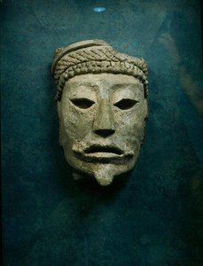 Masque funéraire, Comalcalco, Tabasco, Mexique - Mayan Mayan