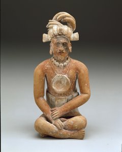 Homme barbu assis, Période Classique tardive, c.600-900