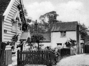 Cottages en bois près de Hadley Green, Londres, 1926-1927