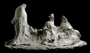 Conversation dans un jardin Sculpture de Medardo Rosso (1858-1928) Barzio, Museo Medardo Rosso - Medardo Rosso