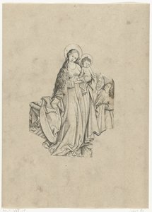Maria met kind - Meester E.S.