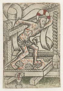 Christ dans le pressoir - Meester van het Martyrium der Tienduizend