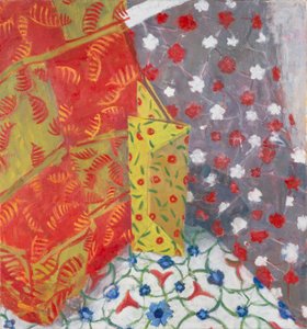 Nature morte en papier, 2011 (huile sur toile)
