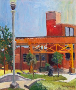 Parc de poche à Chicago, 2009 (huile sur toile)