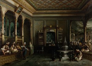 Café à Tophane, seconde moitié du XIXe siècle