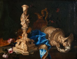 Nature morte avec chandelier des travaux d