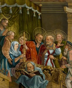 Allemand : Der Tod der Maria Le lit de mort de Marie - Melchior Feselen