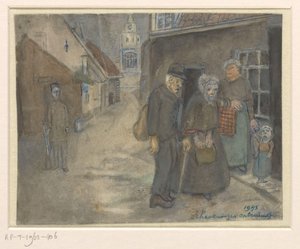 Paysage de montagne avec des conifères - Melchior Küsel (I)