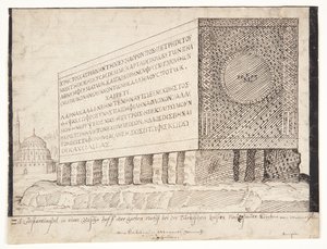 Un sarcophage à Constantinople - Melchior Lorck