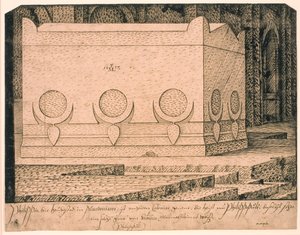 Un sarcophage à Plovdiv ou Philippis - Melchior Lorck