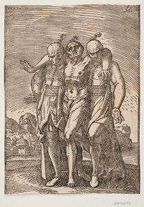 Homme à moitié vêtu avec une tresse à l