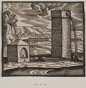 Puits, abreuvoir et château d