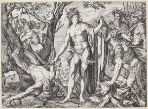 Apollon et Marsyas - Melchior Meier