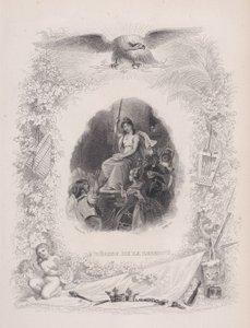 La Déesse Liberté, des Chansons de Béranger, 1829 - Melchior Peronard