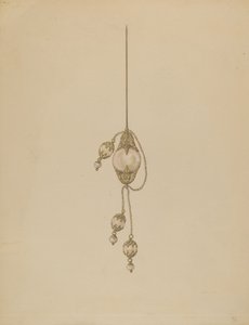 Ornement de cheveux, vers 1937