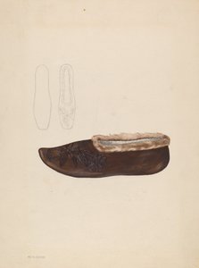 Pantoufle, vers 1936 - Melita Hofmann