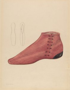 Chaussure de femme, vers 1936