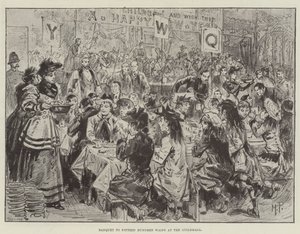 Banquet pour quinze cents orphelins à la Guildhall - Melton Prior