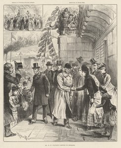 Le retour de M. H. M. Stanley en Angleterre - Melton Prior