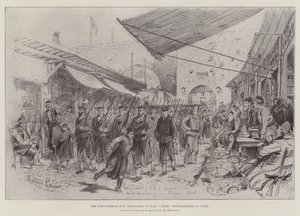 La Guerre Gréco-Turque, Marins du HMS Anson en Marche à Canea