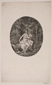 Femme se baignant