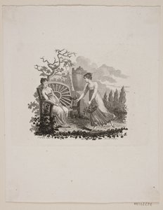 Scène avec deux femmes