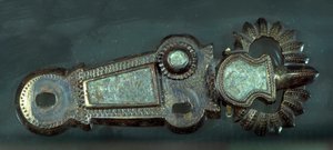 Art mérovingien : boucle de ceinture
