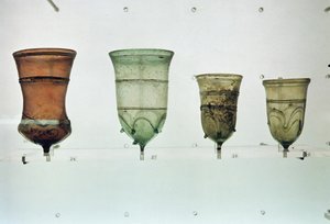 Sélection de verres francs, 4e-5e siècle
