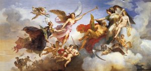 La France victorieuse à Bouvines (1214) - Merry Joseph Blondel