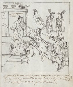 Bataille évangélique, de Historia de Tlaxcala par Diego Muñoz Camargo