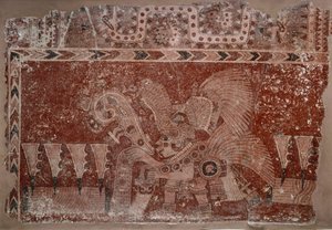 Fragment de fresque avec homme d