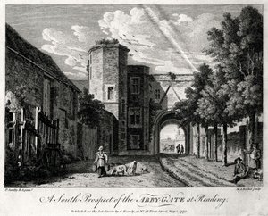 Une perspective sud de la porte de l