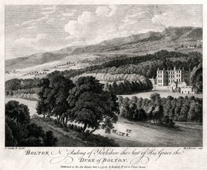 Bolton, North Riding of Yorkshire, la résidence de Son Altesse le duc de Bolton, 1775