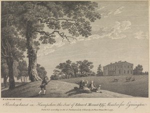 Broken-hurst dans le Hampshire, le siège d