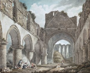 Abbaye de Buildwas, Shropshire, vers 1760-1800